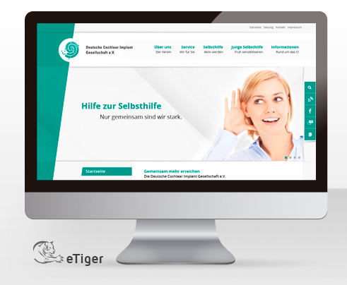 Redesign: Deutsche Cochlear Implantat Gesellschaft e.V.