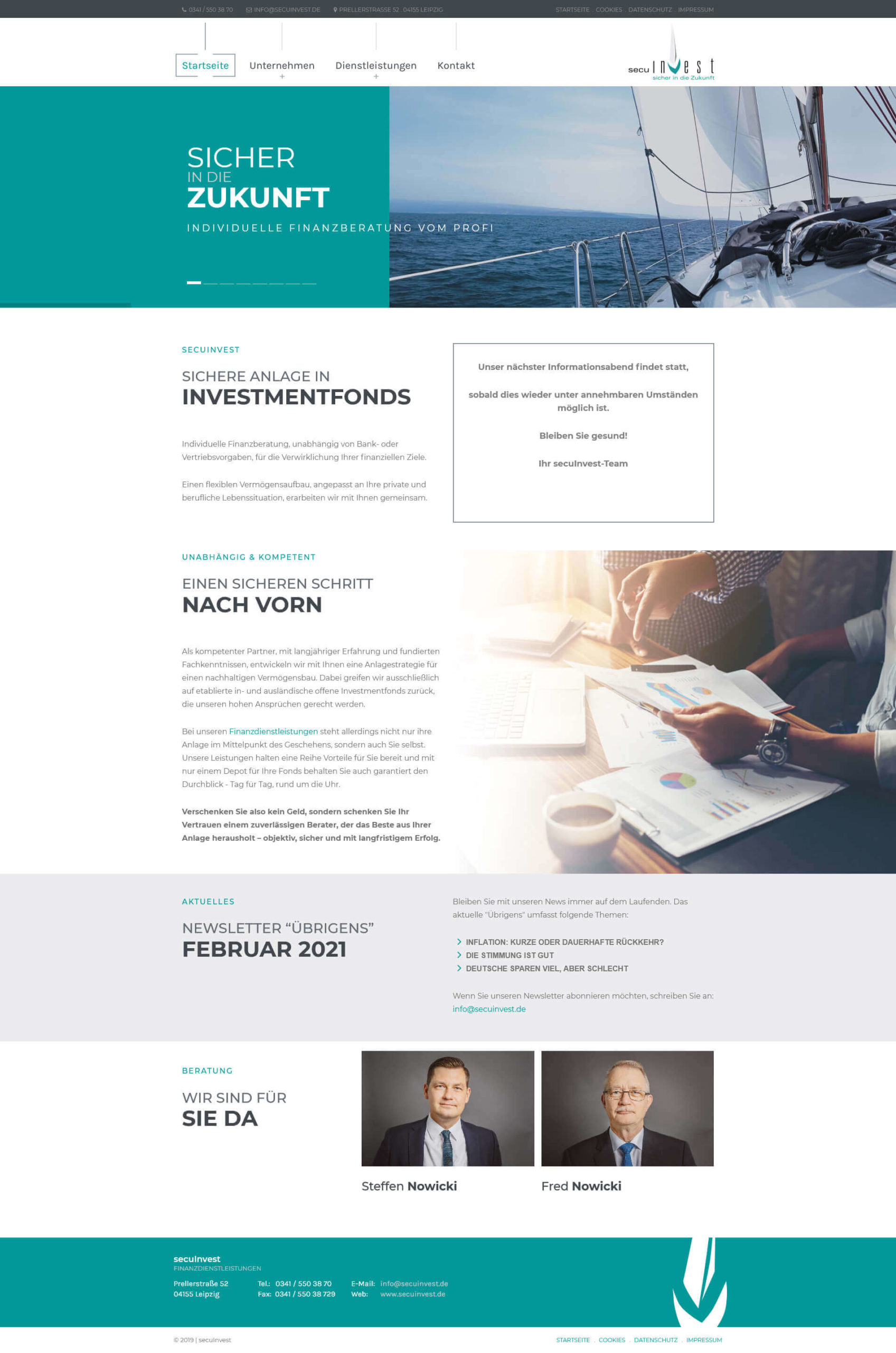 secuInvest Website